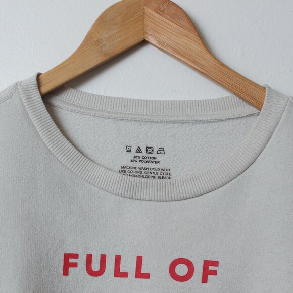 Ugly Christmas Sweater Men Medium Tan Full Of Holiday Spirit - Picture 4 of 8